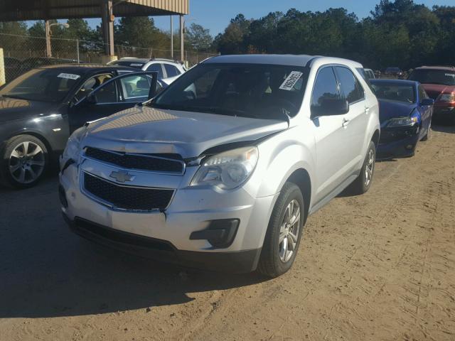 2CNALBEW4A6376368 - 2010 CHEVROLET EQUINOX LS SILVER photo 2