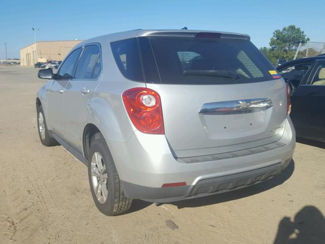 2CNALBEW4A6376368 - 2010 CHEVROLET EQUINOX LS SILVER photo 3