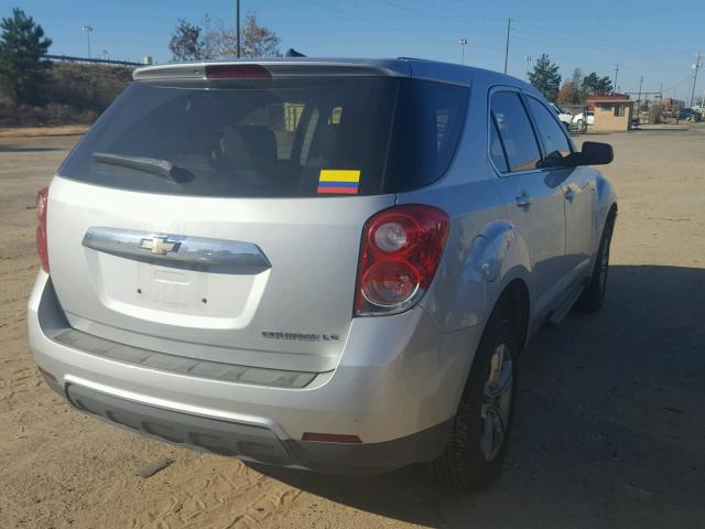 2CNALBEW4A6376368 - 2010 CHEVROLET EQUINOX LS SILVER photo 4