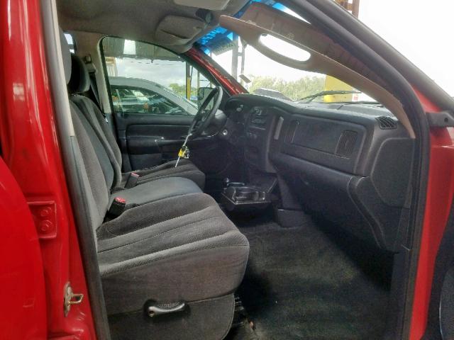 3D7KU28D53G759507 - 2003 DODGE RAM 2500 S Կարմիր լուսանկար 5