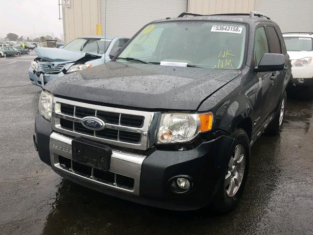 1FMCU49389KA60725 - 2009 FORD ESCAPE HYB GRAY photo 2