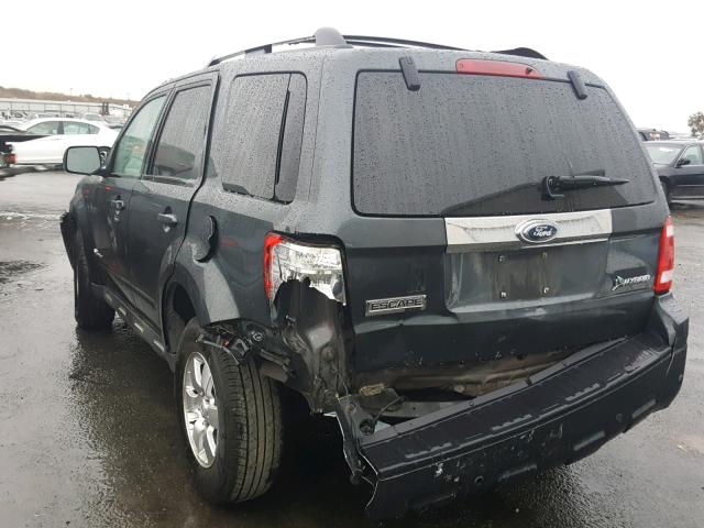 1FMCU49389KA60725 - 2009 FORD ESCAPE HYB GRAY photo 3