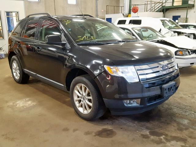 2FMDK4JCXABA75912 - 2010 FORD EDGE SEL BLACK photo 1