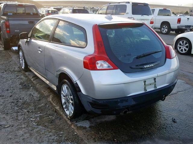 YV1MK672282048695 - 2008 VOLVO C30 T5 SILVER photo 3