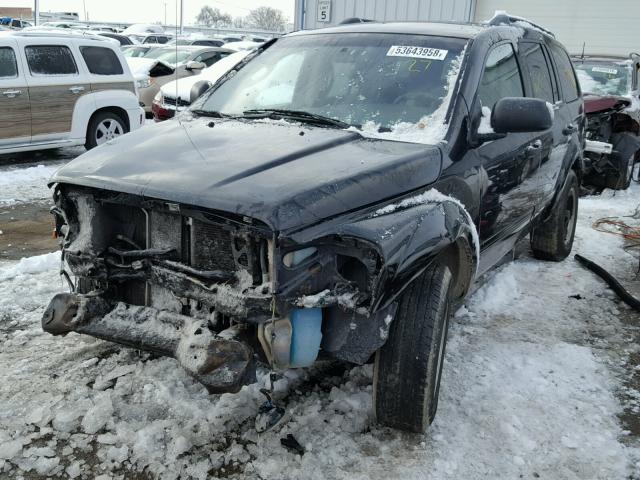 1D4HB48D64F137705 - 2004 DODGE DURANGO SL BLACK photo 2