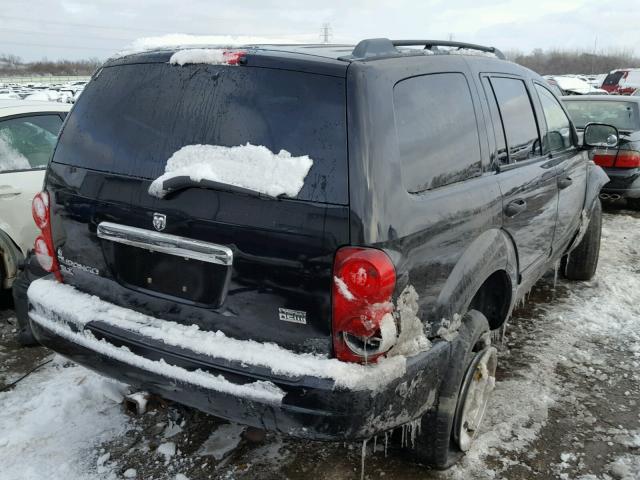 1D4HB48D64F137705 - 2004 DODGE DURANGO SL BLACK photo 4