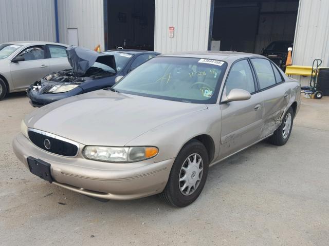 2G4WY55J111245456 - 2001 BUICK CENTURY LI TAN photo 2