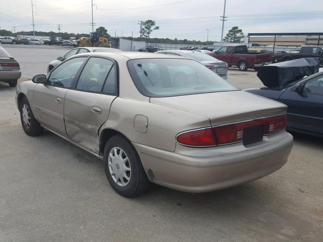 2G4WY55J111245456 - 2001 BUICK CENTURY LI TAN photo 3