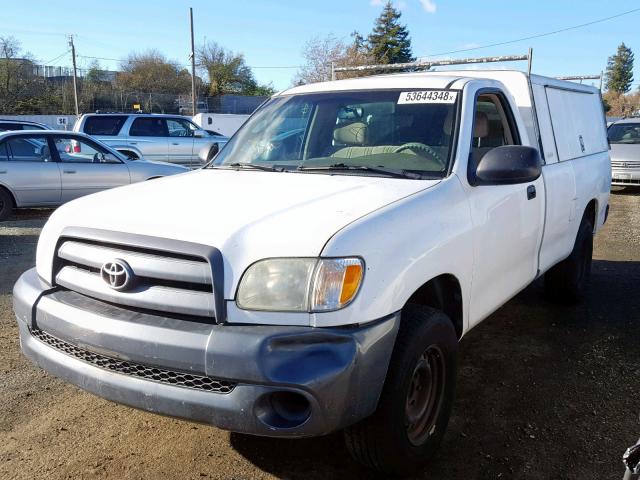 5TBJN32163S410048 - 2003 TOYOTA TUNDRA WHITE photo 2