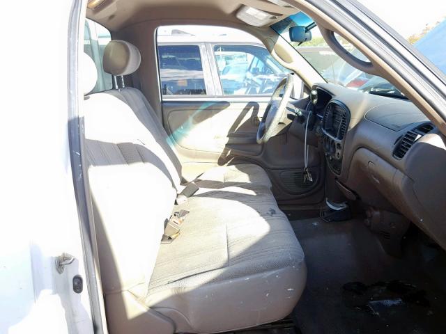 5TBJN32163S410048 - 2003 TOYOTA TUNDRA WHITE photo 5