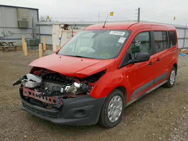 NM0GE9E74J1342666 - 2018 FORD TRANSIT CO RED photo 2