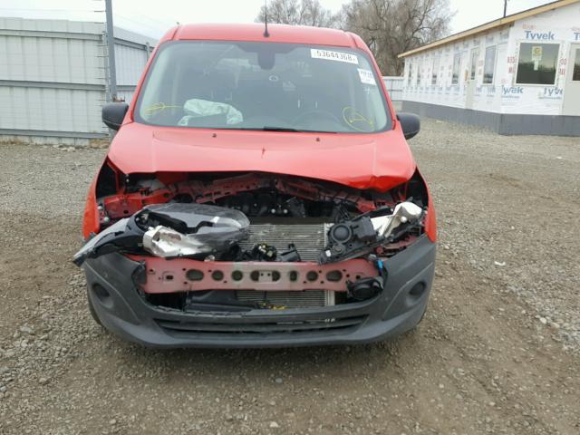 NM0GE9E74J1342666 - 2018 FORD TRANSIT CO RED photo 9