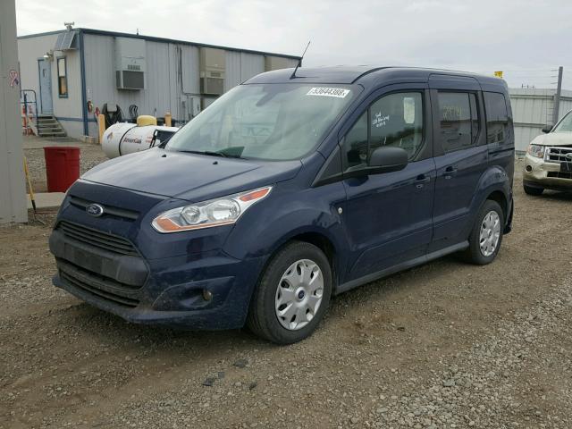 NM0AE8F76G1281182 - 2016 FORD TRANSIT CO BLUE photo 2