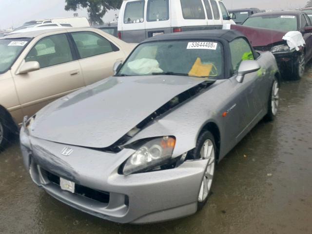 JHMAP21447S004112 - 2007 HONDA S2000 SILVER photo 2