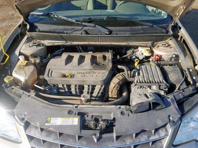 1C3LC46B69N511091 - 2009 CHRYSLER SEBRING LX GOLD photo 7