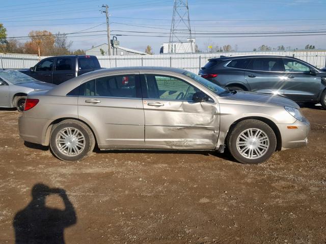 1C3LC46B69N511091 - 2009 CHRYSLER SEBRING LX GOLD photo 9