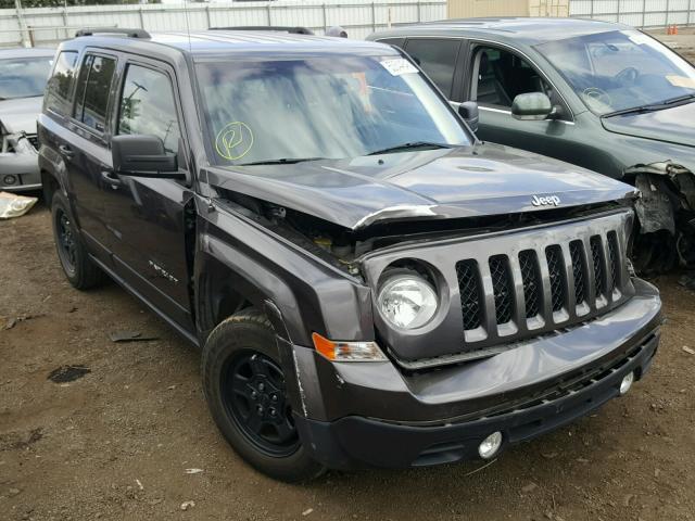 1C4NJPBB1GD698308 - 2016 JEEP PATRIOT SP CHARCOAL photo 1