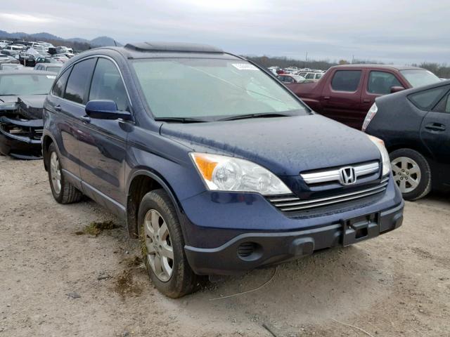 JHLRE38769C007514 - 2009 HONDA CR-V EXL BLUE photo 1