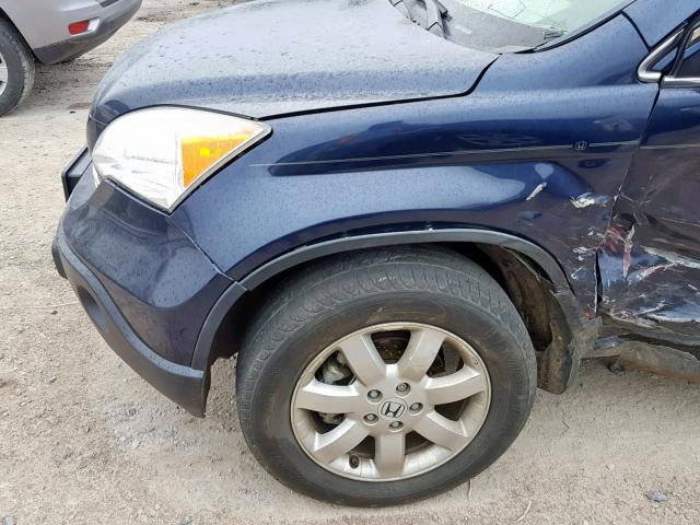 JHLRE38769C007514 - 2009 HONDA CR-V EXL BLUE photo 10