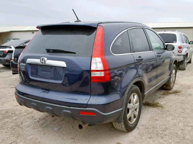 JHLRE38769C007514 - 2009 HONDA CR-V EXL BLUE photo 4