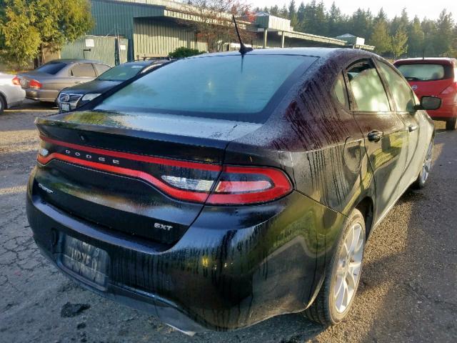 1C3CDFBA2DD317890 - 2013 DODGE DART SXT BLACK photo 4