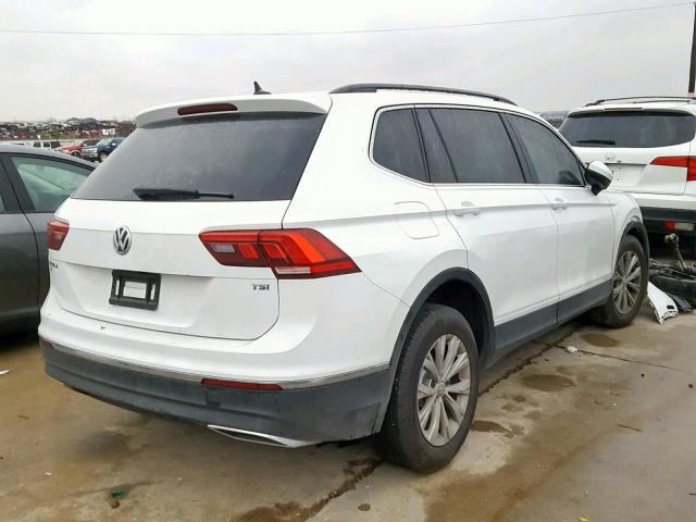 3VV3B7AXXJM060251 - 2018 VOLKSWAGEN TIGUAN SE WHITE photo 4