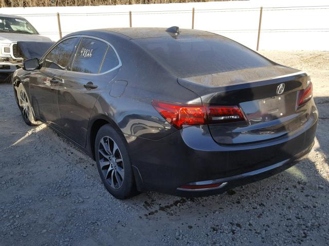 19UUB1F3XFA026225 - 2015 ACURA TLX GRAY photo 3