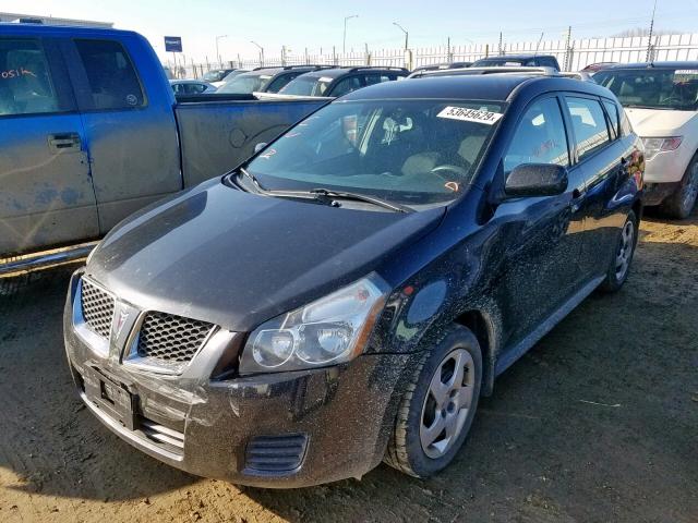 5Y2SP67809Z476602 - 2009 PONTIAC VIBE BLACK photo 2