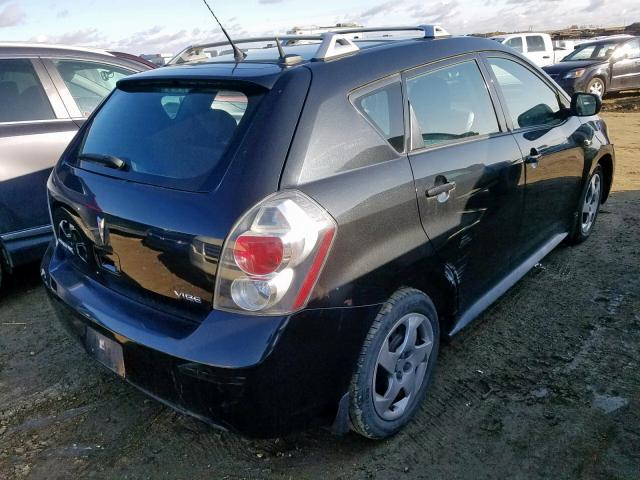 5Y2SP67809Z476602 - 2009 PONTIAC VIBE BLACK photo 4