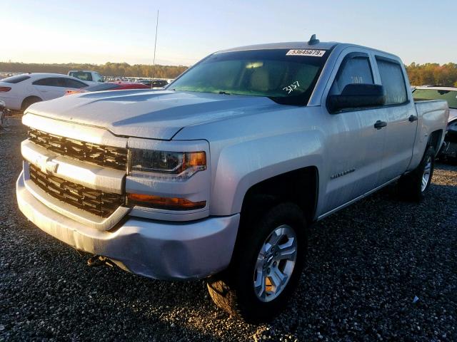 3GCUKPEC4JG320474 - 2018 CHEVROLET SILVERADO SILVER photo 2