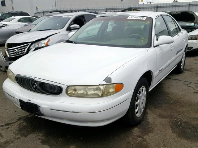 2G4WS52M3W1610811 - 1998 BUICK CENTURY CU WHITE photo 2