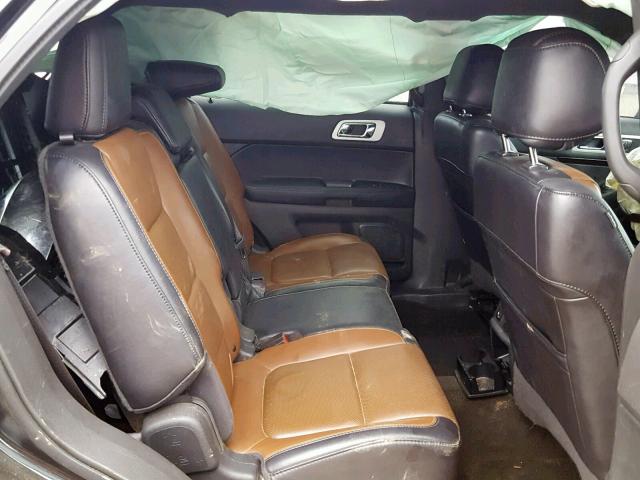 1FM5K7F88DGA18275 - 2013 FORD EXPLORER L BLACK photo 6