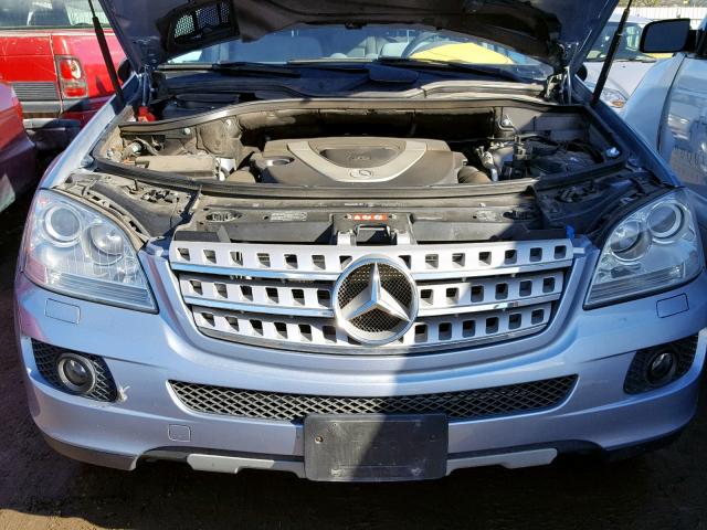 4JGBB86E76A034147 - 2006 MERCEDES-BENZ ML 350 BLUE photo 7