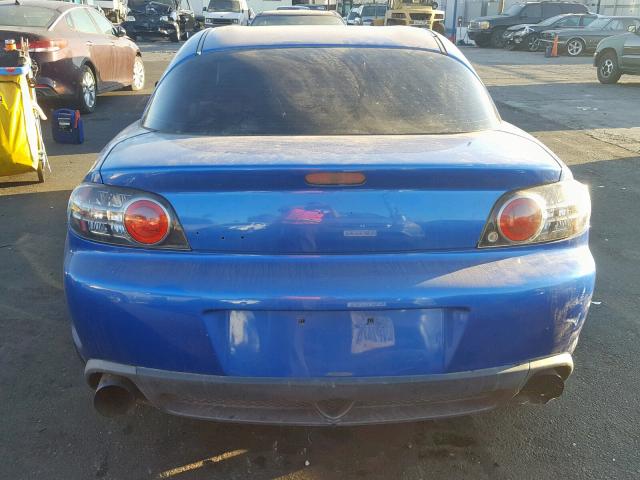 JM1FE173250148255 - 2005 MAZDA RX8 BLUE photo 9