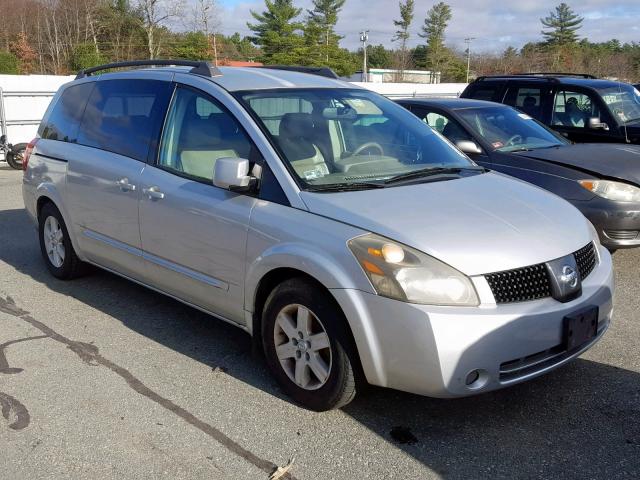 5N1BV28U14N327248 - 2004 NISSAN QUEST S SILVER photo 1