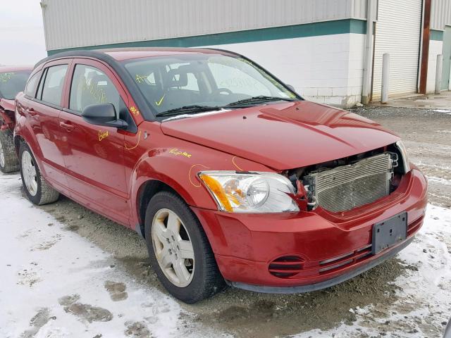 1B3HB48A39D232990 - 2009 DODGE CALIBER SX RED photo 1