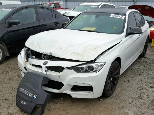 WBA3B9C52DF585005 - 2013 BMW 335 XI WHITE photo 2