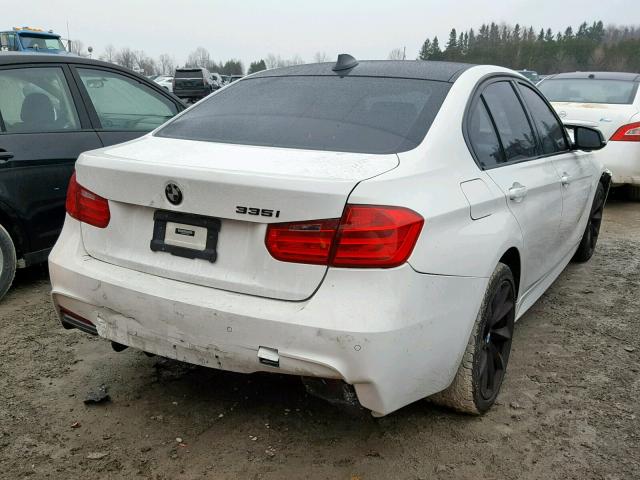 WBA3B9C52DF585005 - 2013 BMW 335 XI WHITE photo 4