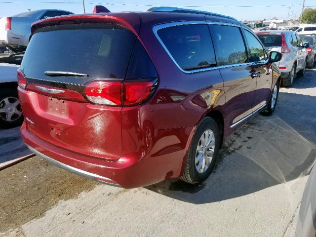 2C4RC1BG6KR537379 - 2019 CHRYSLER PACIFICA T RED photo 4