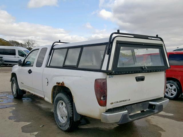 1GCCS196048130632 - 2004 CHEVROLET COLORADO WHITE photo 3