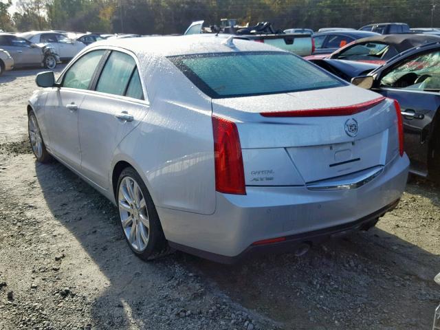 1G6AB5SX9E0159888 - 2014 CADILLAC ATS LUXURY SILVER photo 3