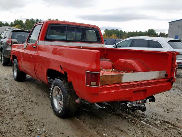 TCD1461516205 - 1976 GMC SIERRA 150 RED photo 3