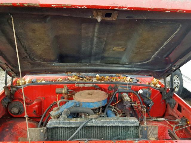 TCD1461516205 - 1976 GMC SIERRA 150 RED photo 7