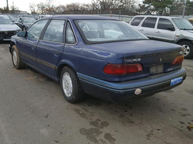 1FACP52UXNG275093 - 1992 FORD TAURUS GL BLUE photo 3