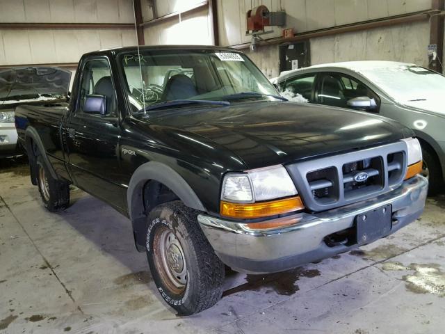 1FTZR11X4YPB89057 - 2000 FORD RANGER BLACK photo 1