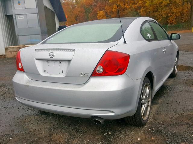 JTKDE177050045645 - 2005 TOYOTA SCION TC ნაცრისფერი ფოტო 4
