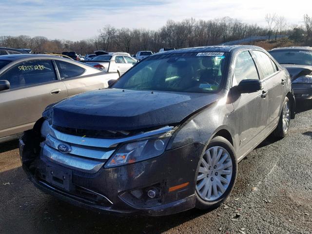 3FADP0L34BR187657 - 2011 FORD FUSION HYB BLACK photo 2