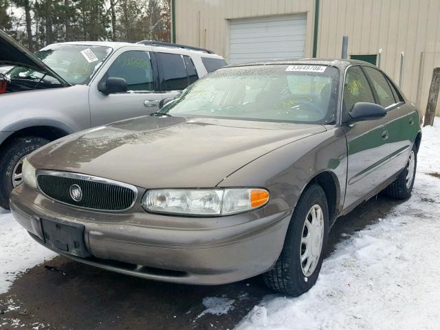 2G4WS52J441152697 - 2004 BUICK CENTURY CU BROWN photo 2