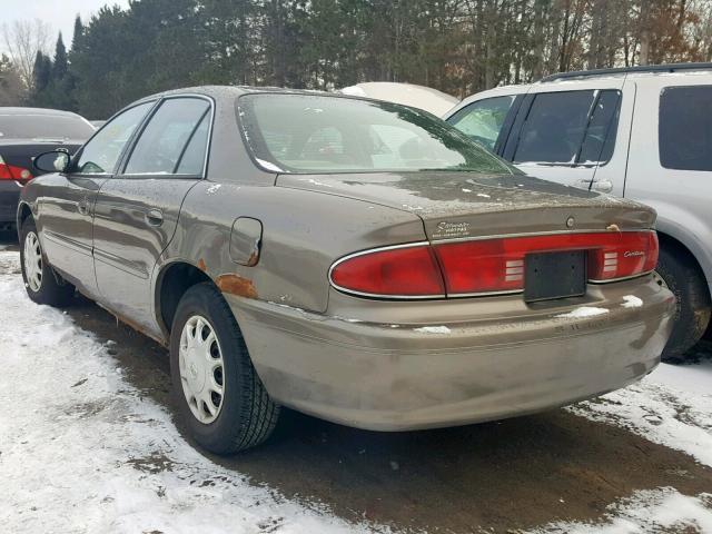 2G4WS52J441152697 - 2004 BUICK CENTURY CU BROWN photo 3