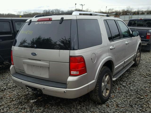 1FMZU75K13UB52800 - 2003 FORD EXPLORER L SILVER photo 4